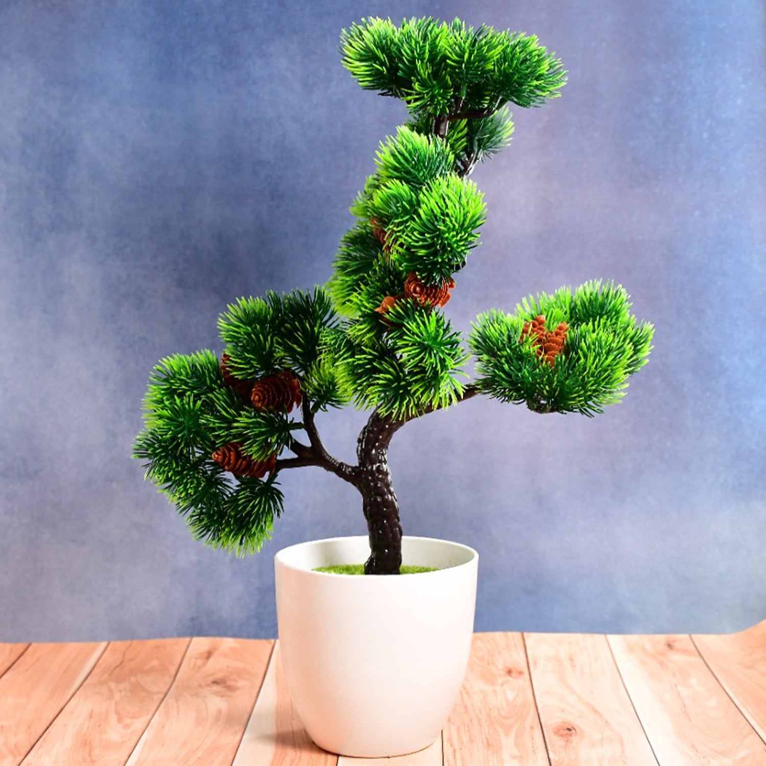 4937 Artificial Potted Plant with Round Pot DeoDap 4937 Artificial Potted Plant with Round Pot DeoDap